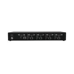 B002-DV1A4 Secure KVM Switch, DVI to DVI - 4-Port, NIAP PP3.0 Certified, Audio, Single Monitor