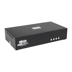 B002-DV2AC4 Secure KVM Switch, Dual Monitor, DVI to DVI - 4-Port, NIAP PP3.0 Certified, Audio, CAC Support