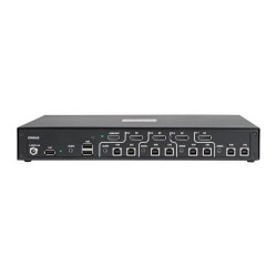 B002-HD1AC4 Secure KVM Switch, HDMI to DisplayPort - 4-Port, 4K, NIAP PP3.0 Certified, Audio, CAC, Single Monitor
