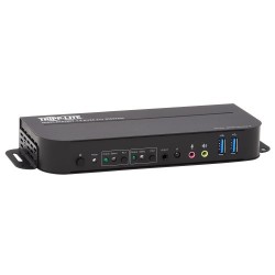 B005-DPUA2-K 2-Port DisplayPort/USB KVM Switch - 4K 60 Hz, HDR, HDCP 2.2, IR, DP 1.4, USB Sharing, USB 3.0 Cables