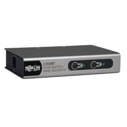 B022-002-KT-R 2-Port Desktop KVM Switch with 2 KVM Cable Kits (PS2)