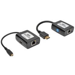 B126-1A1-U-MCRO Micro-HDMI to HDMI over Cat5/Cat6 Active Extender Kit, 1080p @ 60 Hz, USB Powered, Up to 125-ft., TAA