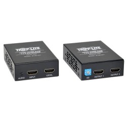 B126-2A1 1 x 2 HDMI over Cat5/Cat6 Extender Kit, Box-Style Transmitter and Receiver, 1080p @60Hz up to 150-ft., TAA