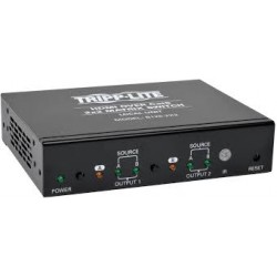 B126-2X2 2 x 2 HDMI over Cat5/Cat6 Matrix Splitter Switch, Box-Style Transmitter,Video and Audio, 1080p @60Hz up to 125-ft., TAA