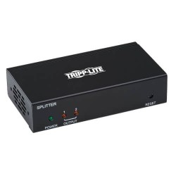 B127P-002-H 2-Port HDMI over Cat6 Splitter/Extender, PoC, Multi-Resolution Support, 4K @ 60 Hz, HDR, 125 ft., TAA