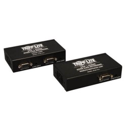 B130-111A VGA with Audio over Cat5/Cat6 Extender Kit, Box-Style Transmitter and Repeater, 1920x1440 at 60Hz, Up to 1000-ft., TAA