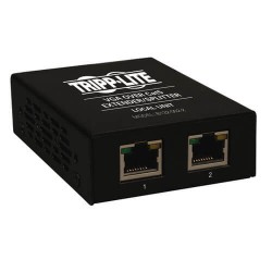 B132-002-2 2-Port VGA over Cat5/Cat6 Extender Splitter, Box-Style Transmitter with EDID, 1920x1440 at 60Hz, Up to 1000-ft., TAA