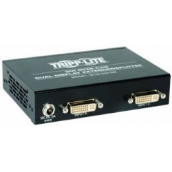 B140-002-DD 2-Port Dual Display DVI over Cat5/Cat6 Extender Splitter, Video Transmitter, 1920x1080 at 60Hz, Up to 200-ft., TAA