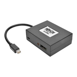 B155-002-DP-V2 2-Port Mini DisplayPort 1.2 to DisplayPort Multi-Stream Transport (MST) Hub, 3840 x 2160 (4K x 2K) UHD, TAA