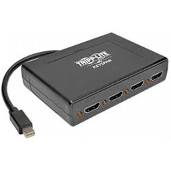 B155-004-HD-V2 4-Port Mini DisplayPort 1.2 to HDMI Multi-Stream Transport (MST) Hub, 3840 x 2160 (4K x 2K) @ 60 Hz UHD, TAA