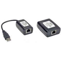 B203-101-PNP 1-Port Plug-and-Play USB 2.0 over Cat5/Cat6 Extender Kit, Transmitter & Receiver, USB up to 164 ft. (50 m), TAA