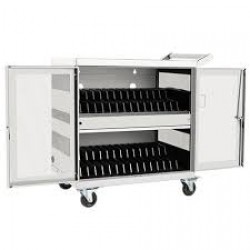 CSC32USBW 32-Device USB Charging Station Cart with Sync for iPad and Android Tablets, Wall-Mount Option, White. 110-VOLT MODEL ONLY AVAILABLE BY SPECIAL ORDER, CALL OR MAIL US!