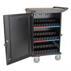 CSC48AC 48-Device AC Mobile Charging Cart – Laptops and Chromebooks, 120V, NEMA 5-15P, 10 ft. Cord, Black. 110-VOLT MODEL ONLY AVAILABLE BY SPECIAL ORDER, CALL OR MAIL US!