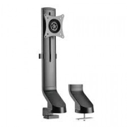 DDR1732SC Single-Display Monitor Arm with Desk Clamp and Grommet - Height Adjustable, 17” to 32” Monitors