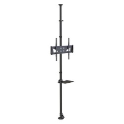 DMFC3265M Floor-to-Ceiling Mount for 32" to 65" TVs and Monitors - Height Adjustable, Shelf for A/V Source