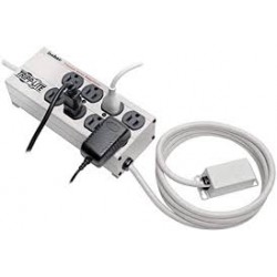 IB8RM Isobar 8-Outlet Surge Protector, 12 ft. Cord with Right-Angle Plug, 3840 Joules, Remote Master Switch, Metal Housing