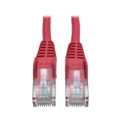 N001-006-RD Cat5e 350 MHz Snagless Molded UTP Patch Cable (RJ45 M/M), Red, 6 ft.