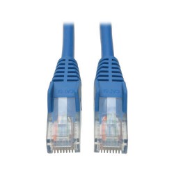 N001-008-BL Cat5e 350MHz Snagless Molded Patch Cable (RJ45 M/M) - Blue, 8-ft.