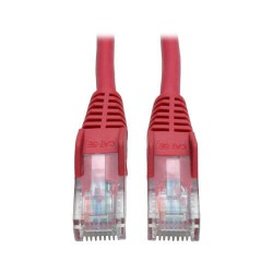 N001-014-RD Cat5e 350MHz Snagless Molded Patch Cable (RJ45 M/M) - Red, 14-ft.