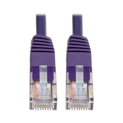 N002-006-PU Cat5e 350 MHz Molded UTP Patch Cable (RJ45 M/M), Purple, 6 ft.