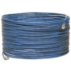 N003-075-BL-P Cat5e 350 MHz Snagless (UTP) Ethernet Cable (RJ45 M/M ) - Plenum Rated, Blue, 75 ft.