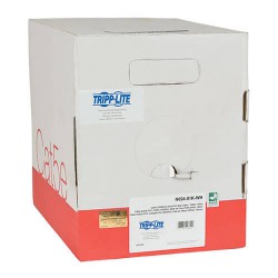 N024-01K-WH Cat5e 350 MHz Bulk Solid-Core Plenum-Rated PVC Cable, White, 1000 ft.