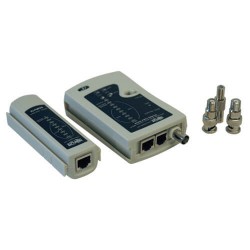 N044-000-R Network Cable Continuity Tester for Cat5/Cat6, Phone and Coax Cable Assemblies