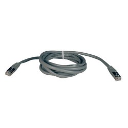 N105-007-GY Cat5e 350MHz Molded Shielded Patch Cable STP (RJ45 M/M) - Gray, 7-ft.