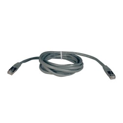 N105-050-GY Cat5e 350MHz Molded Shielded Patch Cable STP (RJ45 M/M) - Gray, 50-ft.