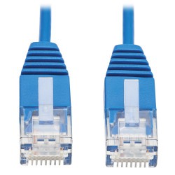 N200-UR10-BL Cat6 Gigabit Molded Ultra-Slim UTP Ethernet Cable (RJ45 M/M), Blue, 10 ft.