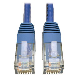 N201-035-BL Cat6 Gigabit Snagless Molded Patch Cable (RJ45 M/M) - Blue, 35-ft.