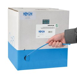 N220-01K-BL Cat6 Gigabit Bulk Stranded 24 AWG CMR PVC Cable, Blue, 1000 ft., TAA