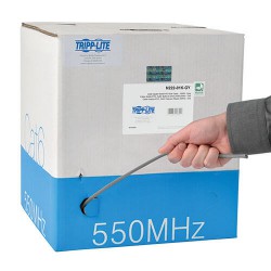 N222-01K-GY Cat6 Gigabit Bulk Solid PVC Cable - Gray, 1000-ft.