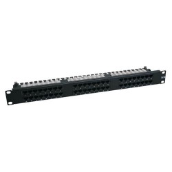 N252-048-1U 48-Port 1U Rack-Mount Cat6/Cat5 High Density 110 Patch Panel, 568B, RJ45 Ethernet, TAA
