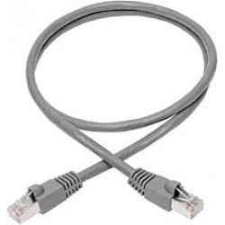 N262-006-GY Cat6a 10G-Certified Snagless Shielded STP Ethernet Cable (RJ45 M/M), PoE, Gray, 6 ft.