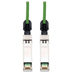 N280-03M-GN SFP+ 10Gbase-CU Passive Twinax Copper Cable, SFP-H10GB-CU3M Compatible, Green, 3M (10-ft.)