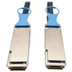 N282-03M-28-BK QSFP28 to QSFP28 100GbE Passive DAC Cable (M/M), QSFP-100G-CU3M Compatible, 3 m (10 ft.)