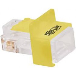 N2LOCK-010-YW Universal RJ45 Plug Locks, Yellow, 10 Pack