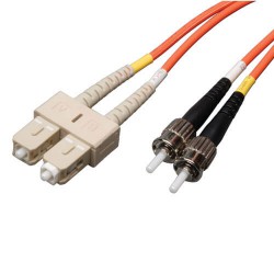 N304-006 Duplex Multimode 62.5/125 Fiber Patch Cable (SC/ST), 2M (6-ft.)