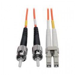 N318-09M Duplex Multimode 62.5/125 Fiber Patch Cable (LC/ST), 9M (30 ft.)