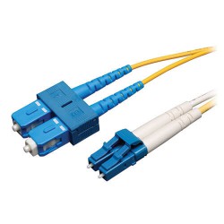 N366-20M Duplex Singlemode 8.3/125 Fiber Patch Cable (LC/SC), 20 m (65 ft.)