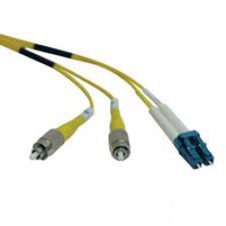 N378-02M Duplex Singlemode 8.3/125 Fiber Patch Cable (LC/FC), 2M (6 ft.)