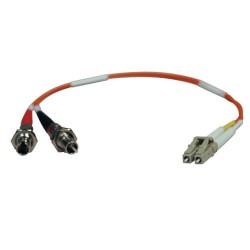 N457-001-62 Duplex Multimode 62.5/125 Fiber Adapter (LC-ST M/F) 0.3M (1-ft.)