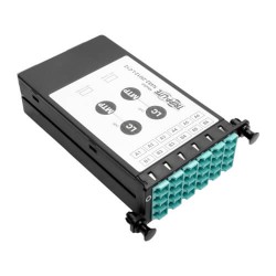 N482-2M12-LC12 40Gb to 10Gb Breakout Cassette - (x2) 12-Fiber OM4 MTP/MPO ( Male with Pins ) to (x12) LC