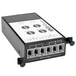 N482-2M24-6M12 100Gb/120Gb to 40Gb Breakout Cassette - (x2) 24-Fiber MTP/MPO ( Male with Pins ) to (x6) 12-Fiber OM4 MTP/MPO ( Male with Pins )