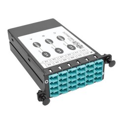 N482-3M8-LC12 40/100Gb Breakout Cassette, 40Gb to 4 x 10Gb, 100Gb to 4 x 25Gb (x3) 8-Fiber OM4 MTP/MPO (Male with Pins) to (x12) LC Duplex, Type-B Polarity