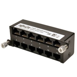N484-12RJ Cat6a Pass-Through Cassette - (x12) RJ45