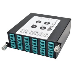 N484-2M12-LC12 40Gb to 10Gb Breakout Cassette, (x2) 12-Fiber OM4 MTP/MPO ( Male with Pins ) to ( x12 ) LC Duplex