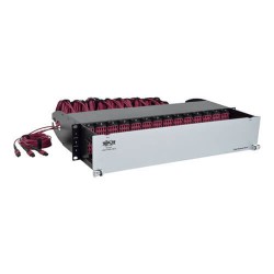 N48K-42M8L168-B 40/100Gb Fiber Breakout Patch Panel, 40Gb to 4 x 10Gb, 100Gb to 4 x 25Gb, 42 MTP QSFP to 168 LC Duplex OM4 50/125 Multimode Ports, 2U