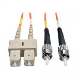 N504-02M Duplex Multimode 50/125 Fiber Patch Cable (SC/ST), 2M (6 ft.)